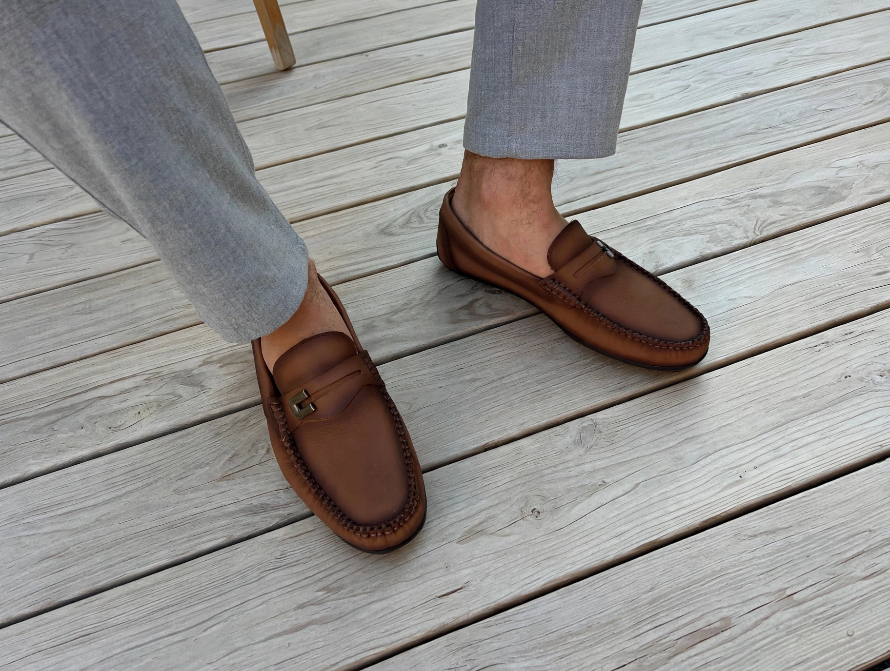 brown loafers wood floor 1 brown loafers wood floor 1